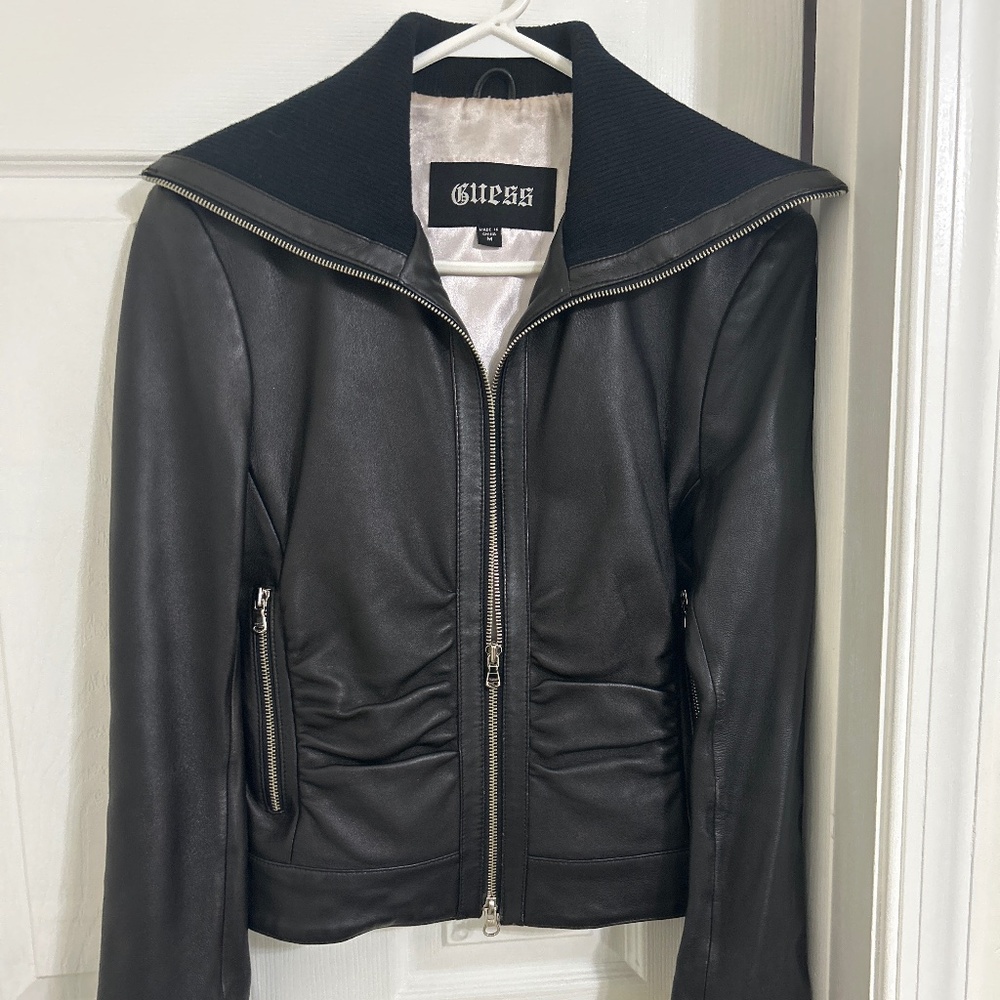 Guess leather jacket